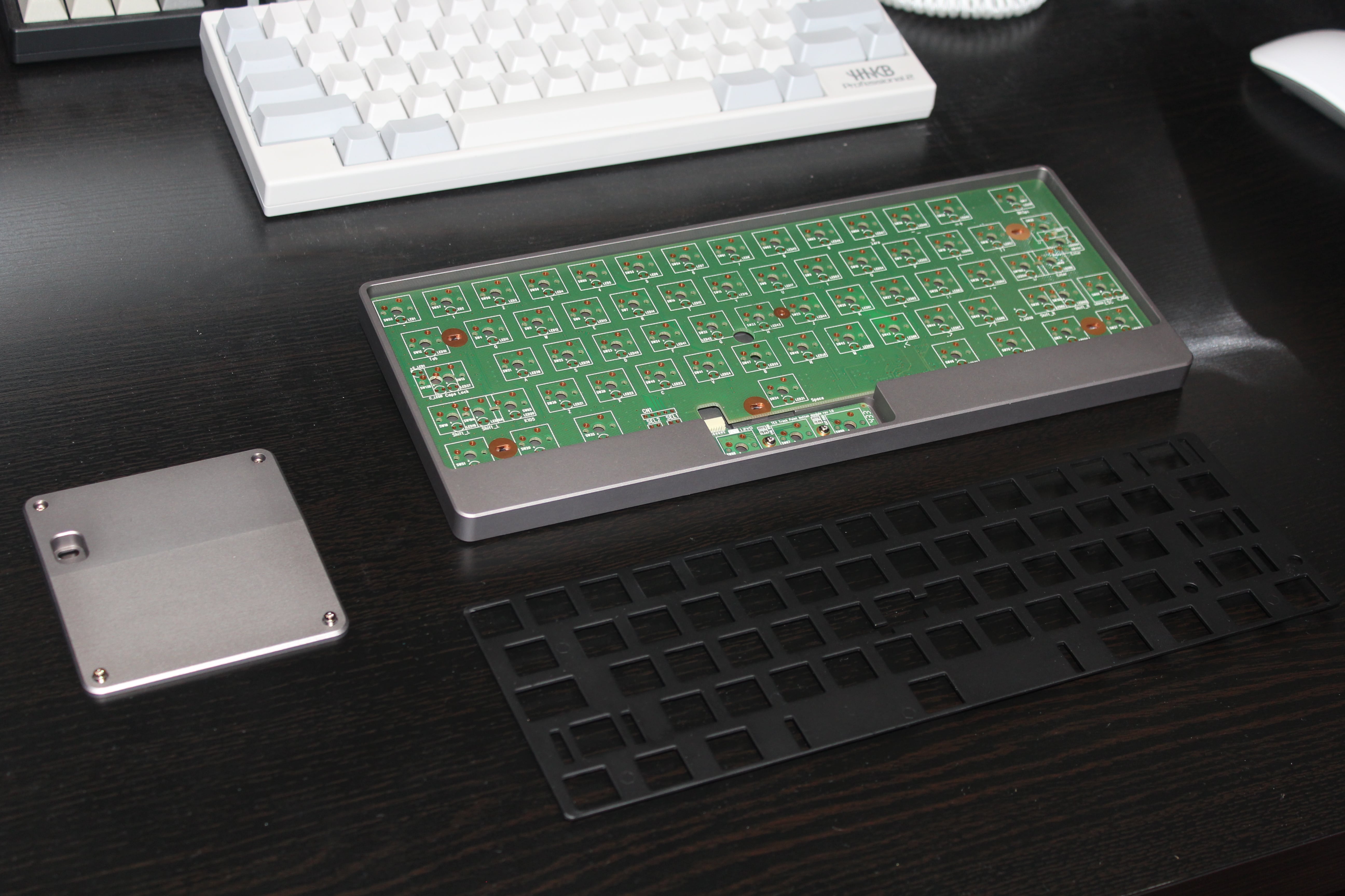 Included parts of the Tex Yoda Keyboard